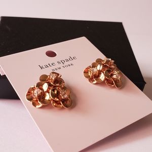 NWT Kate Spade Rose Gold Earrings